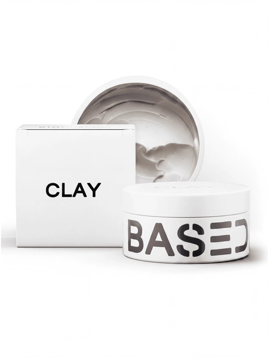 Матовая глина для укладки волос BASED Hair Clay, сильная фиксация, 85 г - 