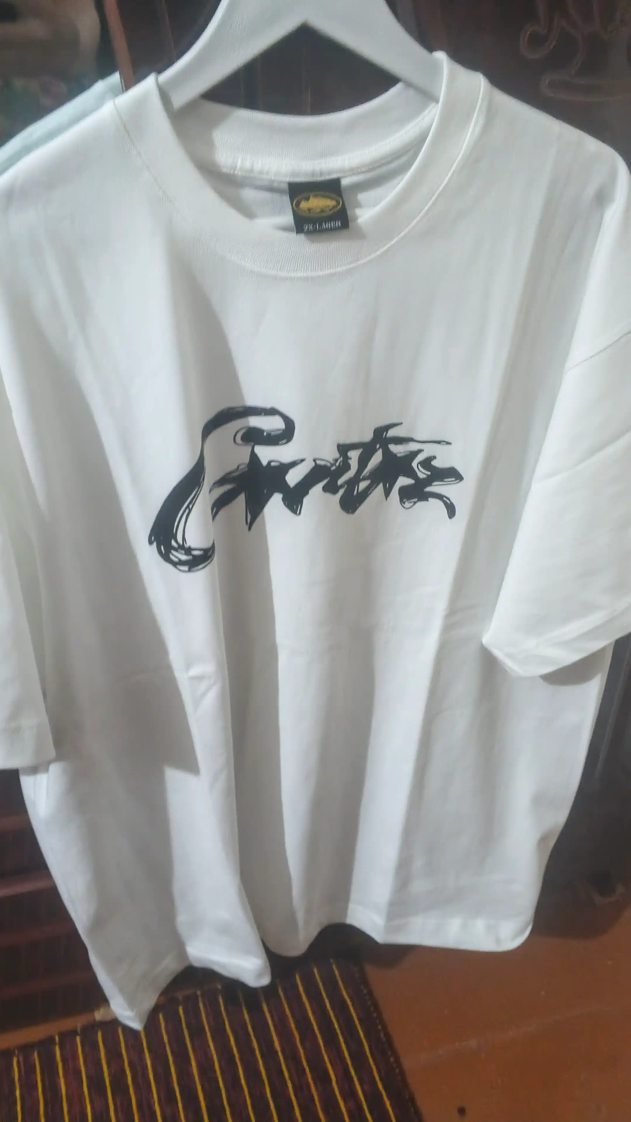 Corteiz Oversize Y2K Streetwear futbolkasi, 100% paxta, uniseks