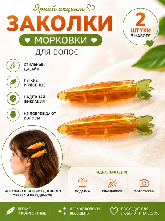Декоративные заколки для девочек — это стильный и милый аксессуар - 