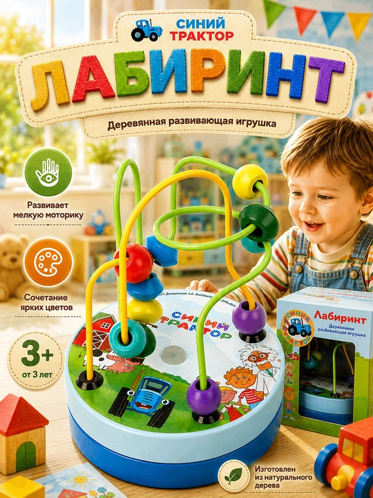 Деревянные игрушки для детей, сортер, пазл, монтессори, развивающая, лабиринт