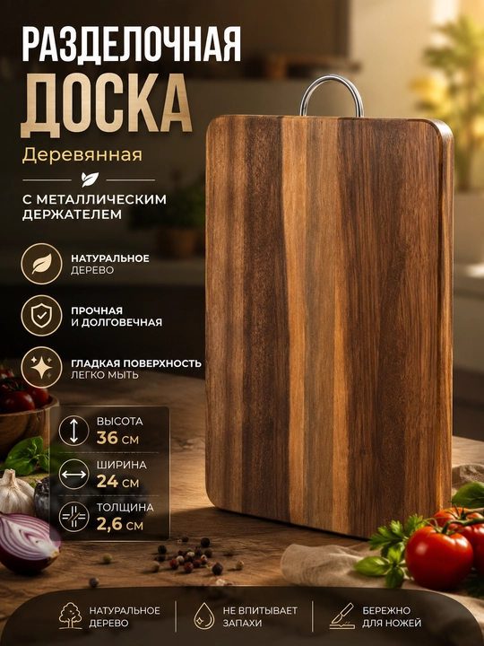 Доска разделочная из бамбука