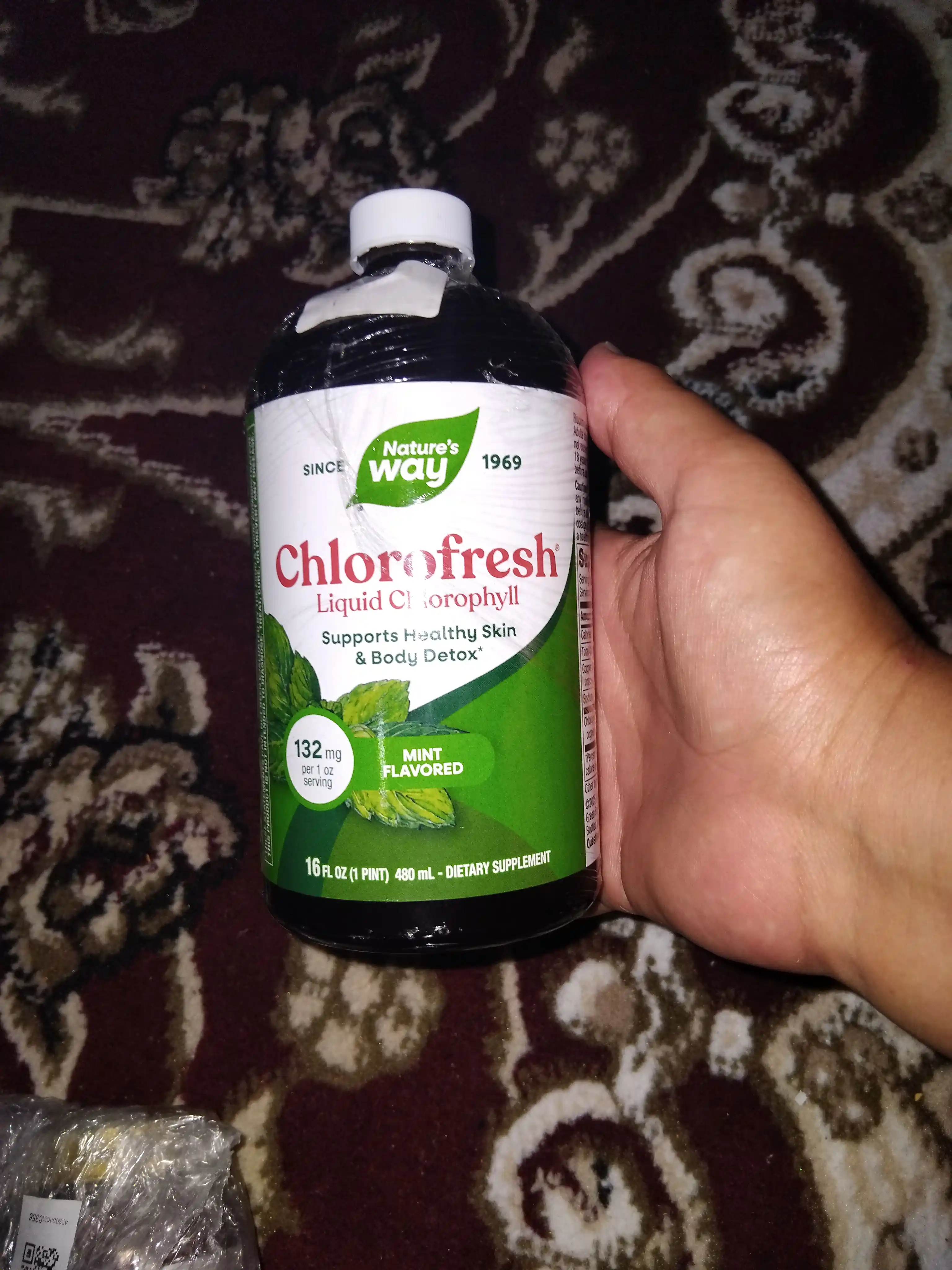 Nature’s Way, Chlorofresh® yalpiz ta’mli suyuq xlorofill, 480 ml