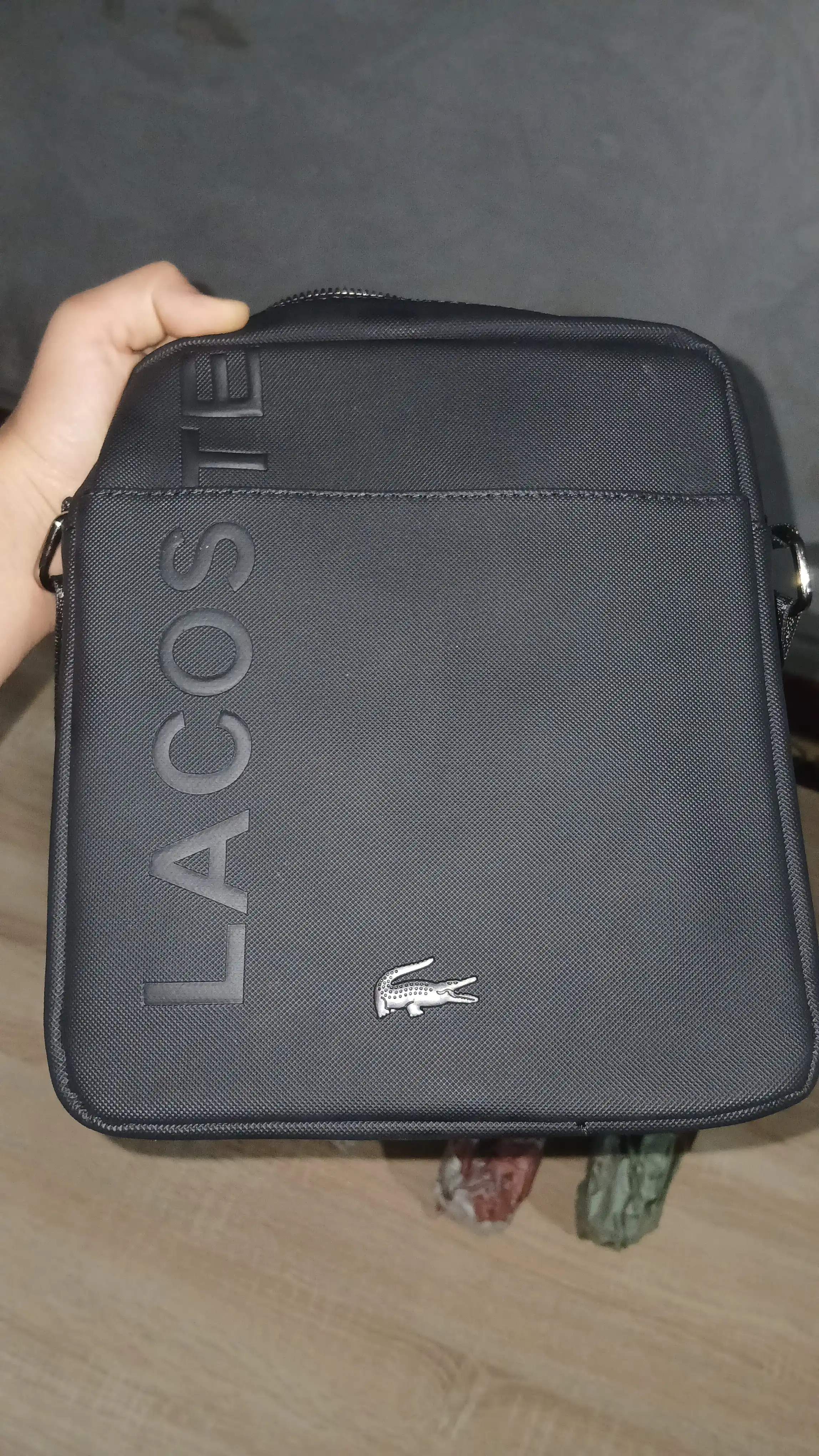 Мужская сумка через плечо, водонепроницаемая, барсетка, Lacoste, сумка для школы