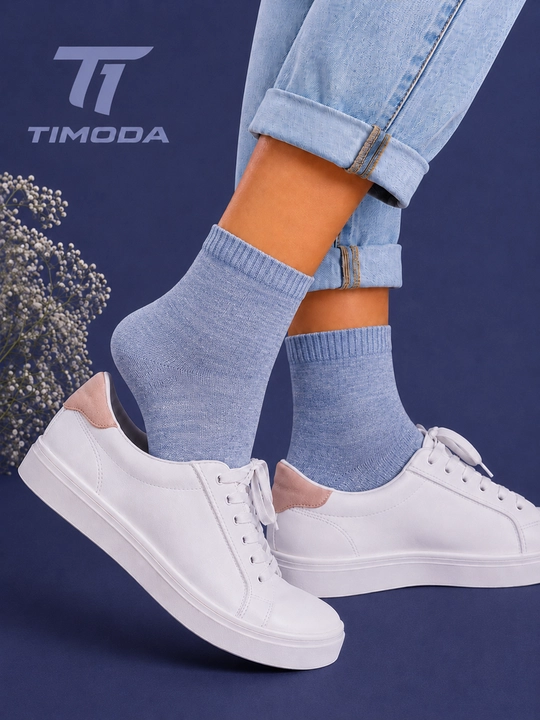 TIMODA 6017 — ayollar kalta paypog‘i, 3 juft, 35-38 o‘lcham