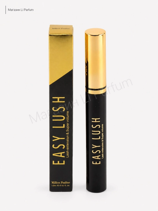 Million Pauline EASY LUSH — тушь для объёма удлинения и подкручивания ресниц 12 мл - 