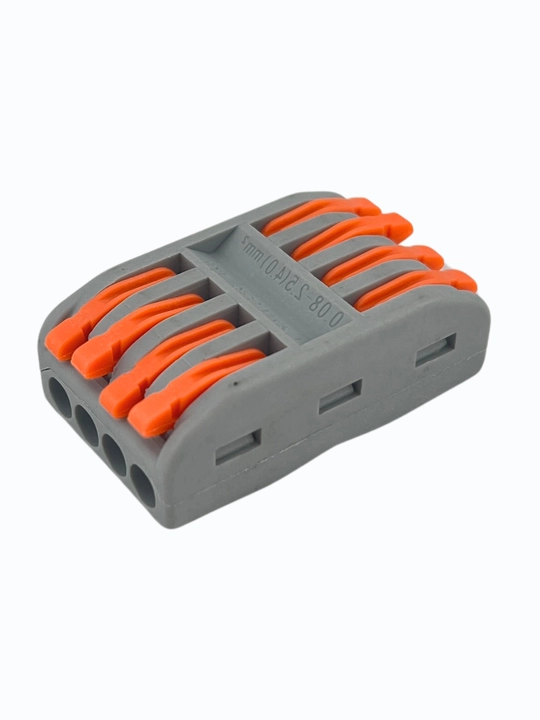 8 ta sim uchun ulash klemmasi, richagli klemnik 32A 250V, 0.08–4 mm²