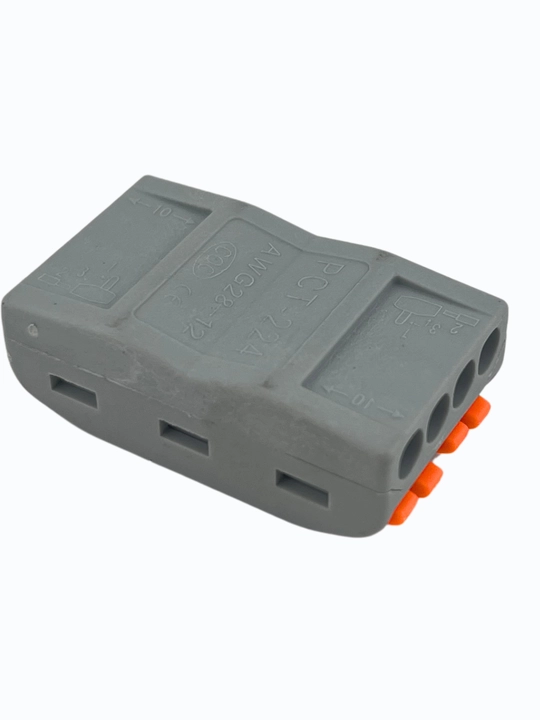 8 ta sim uchun ulash klemmasi, richagli klemnik 32A 250V, 0.08–4 mm²