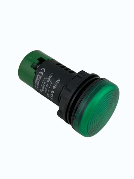 AD16-22DS LED indikator, yashil, AC 220V, 22 mm