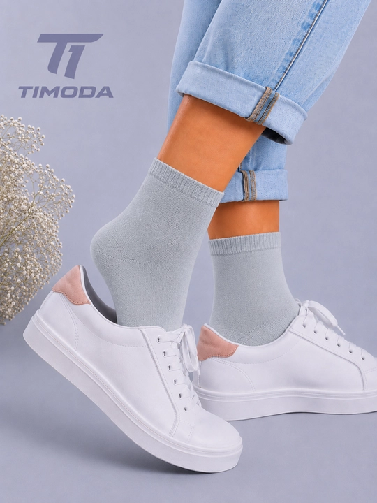TIMODA 6018 — ayollar kalta paypog‘i, 5 juft, 35-38 o‘lcham
