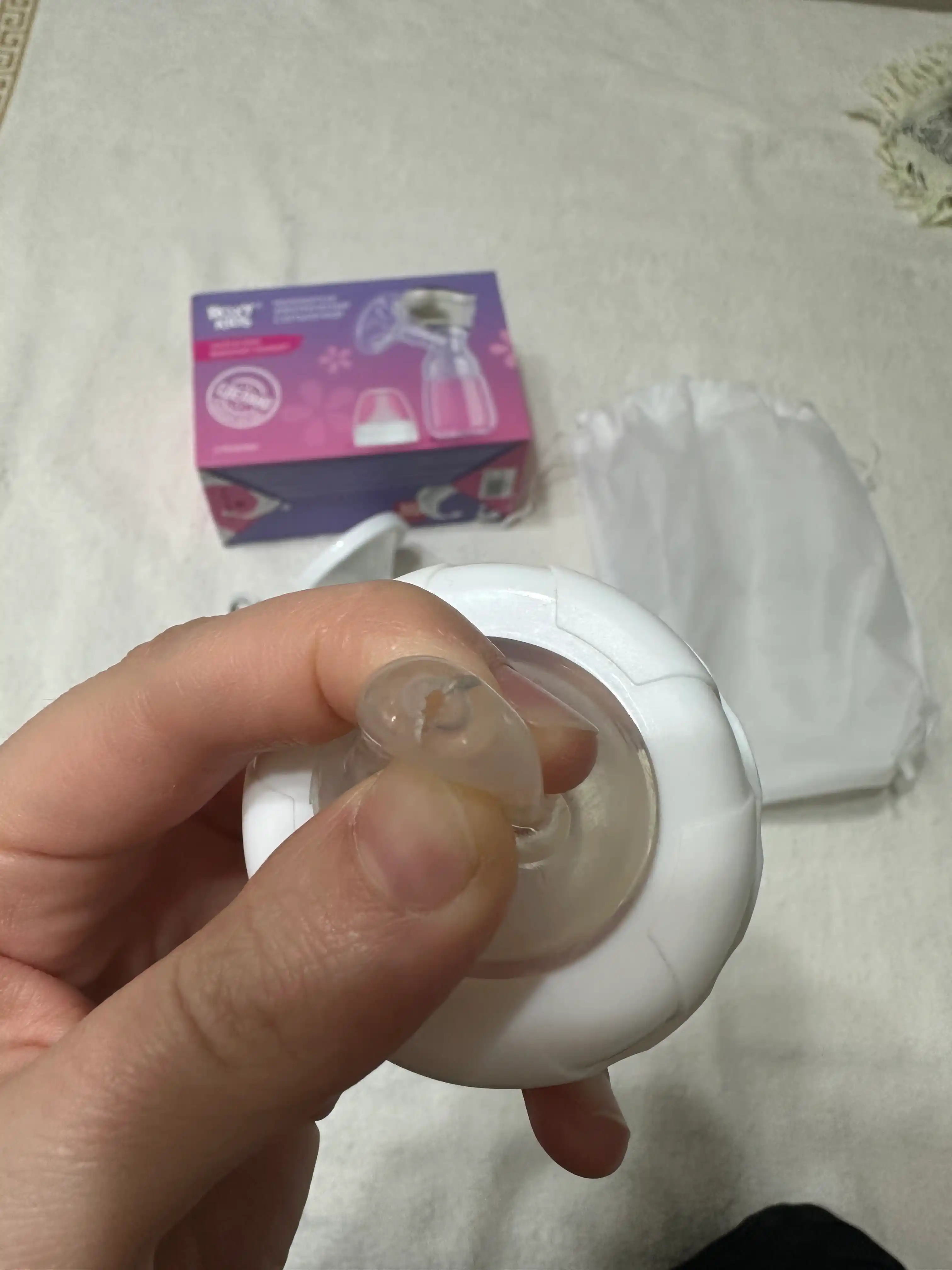ROXY-KIDS Elektr, portativ, simsiz sut sog’gich, shishacha bilan