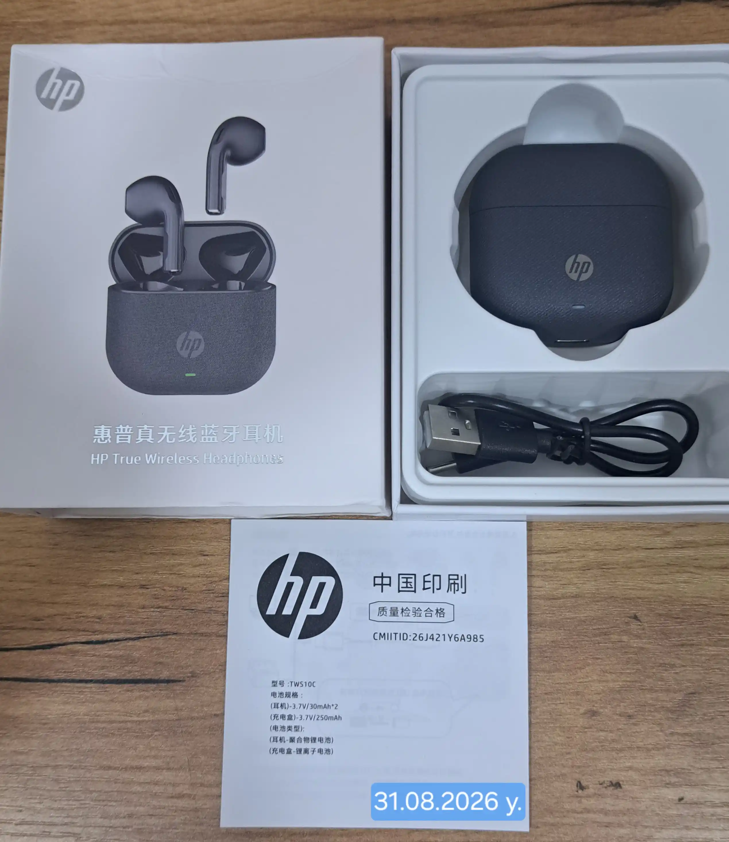 Hp s10c simsiz quloqchinlar, naushnik, Bluetooth, TWS, Android va IOS uchun