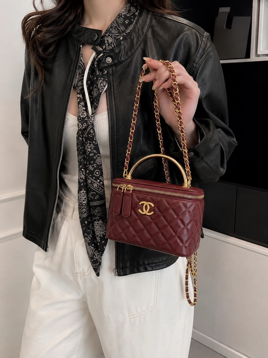 Сумка женская мини через плечо, кросс-боди на цепочке, в стиле Chanel