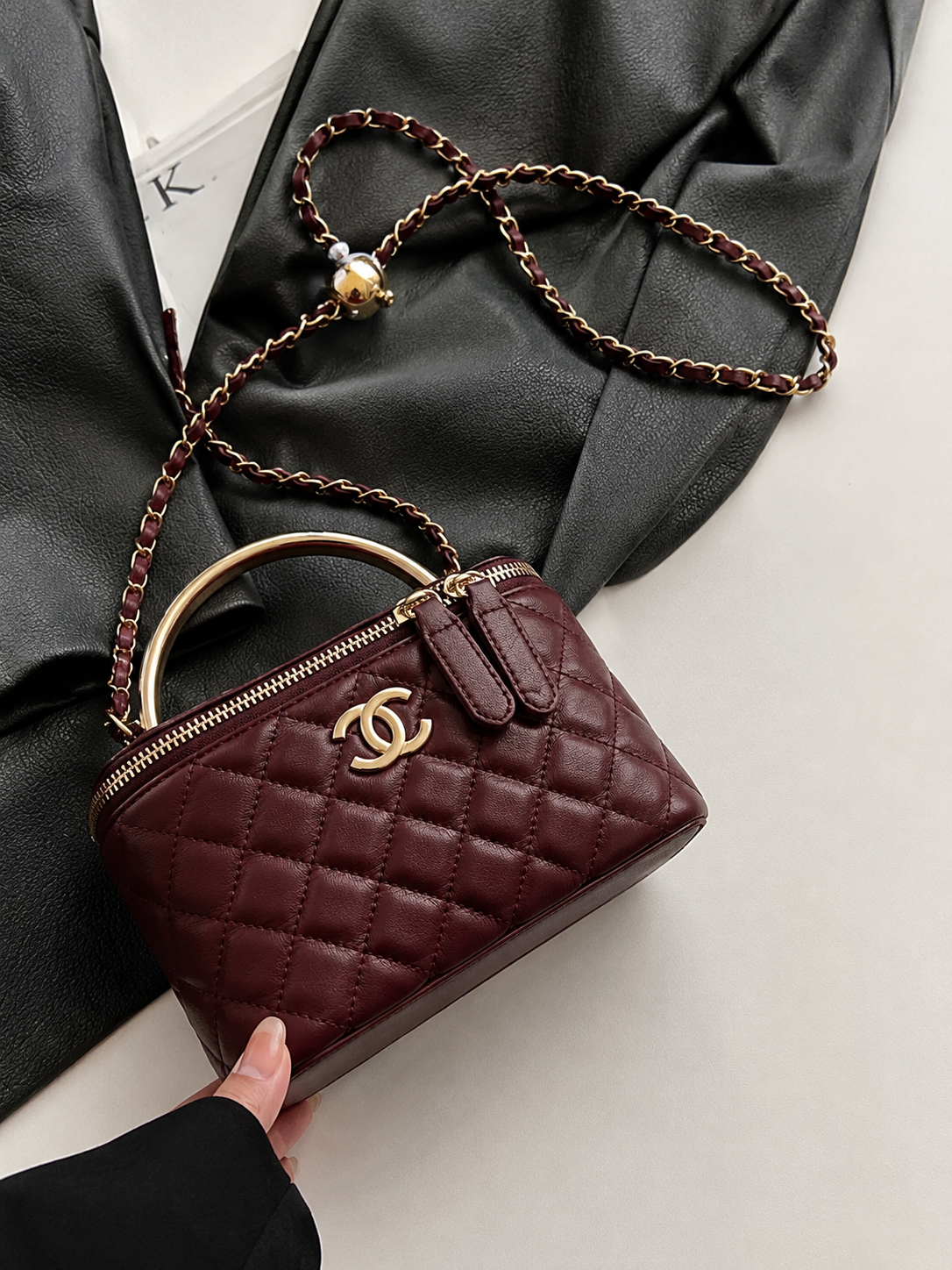 Сумка женская мини через плечо, кросс-боди на цепочке, в стиле Chanel