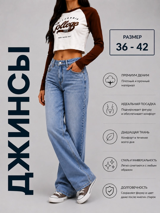 Женские джинсы - 