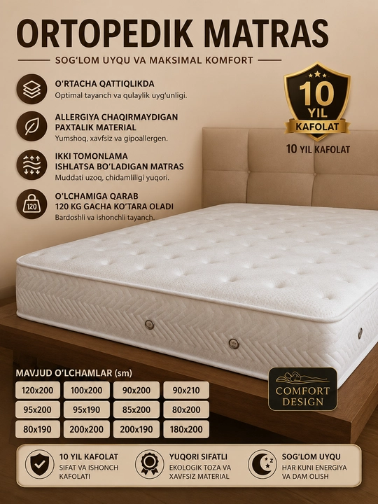 Ortopedik qattiq matras
