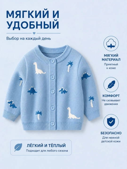 Детский кардиган, жемпер