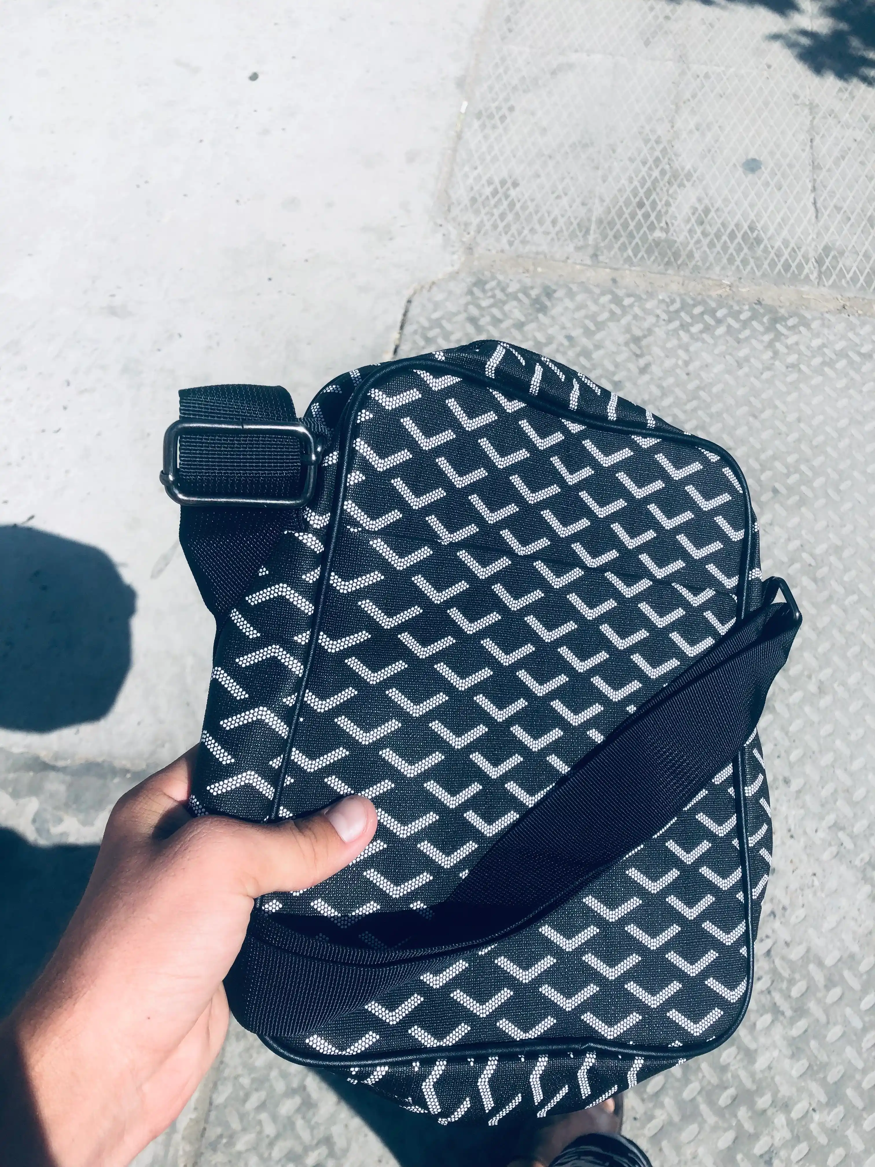 Мужская сумка через плечо, в стиле Goyard