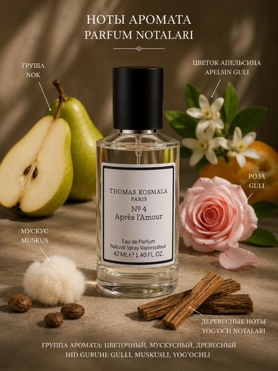 Thomas Kosmala No.4 Après l’Amour atiri, uniseks, 42 ml