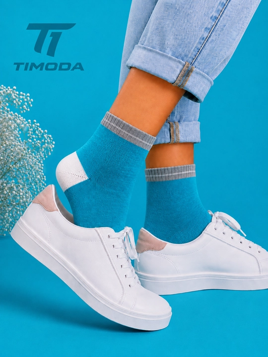 TIMODA 6045 — ayollar kalta paypog‘i, 3 juft, 35-38 o‘lcham
