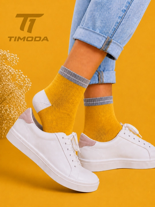 TIMODA 6045 — ayollar kalta paypog‘i, 3 juft, 35-38 o‘lcham