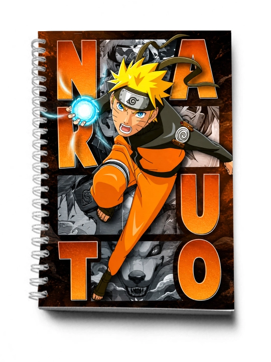 Anime Dizayinida Bloknot va Planner 2 tasi 1 da - 30 varaqli, 2 bo'limli