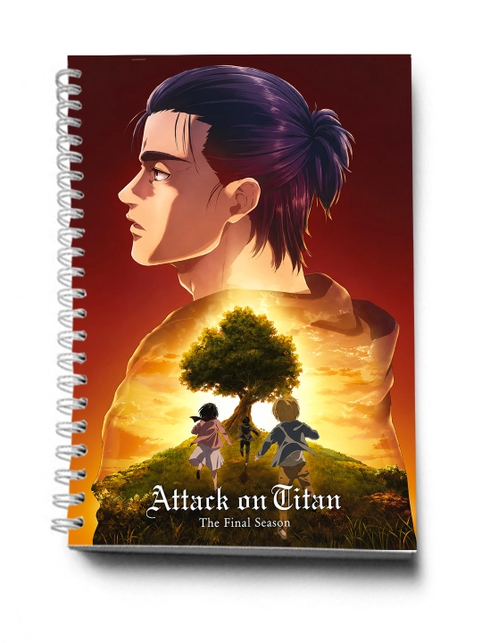 Anime Dizayinida Bloknot va Planner 2 tasi 1 da - 30 varaqli, 2 bo'limli