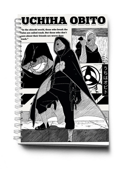 Anime Dizayinida Bloknot va Planner 2 tasi 1 da - 30 varaqli, 2 bo'limli - 