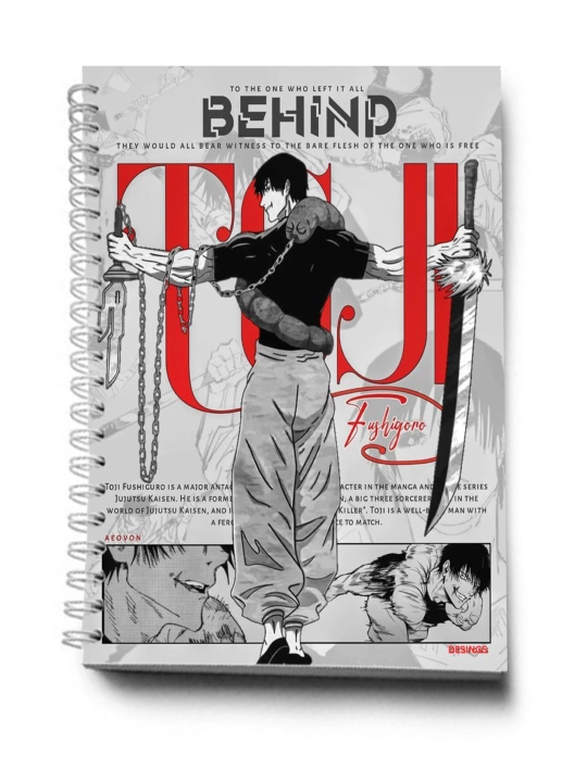 Anime Dizayinida Bloknot va Planner 2 tasi 1 da - 30 varaqli, 2 bo'limli