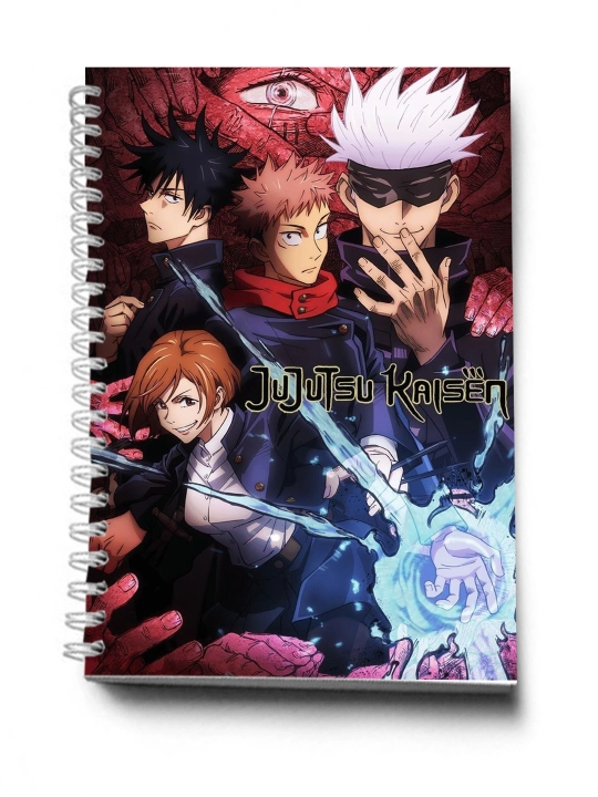 Anime Dizayinida Bloknot va Planner 2 tasi 1 da - 30 varaqli, 2 bo'limli