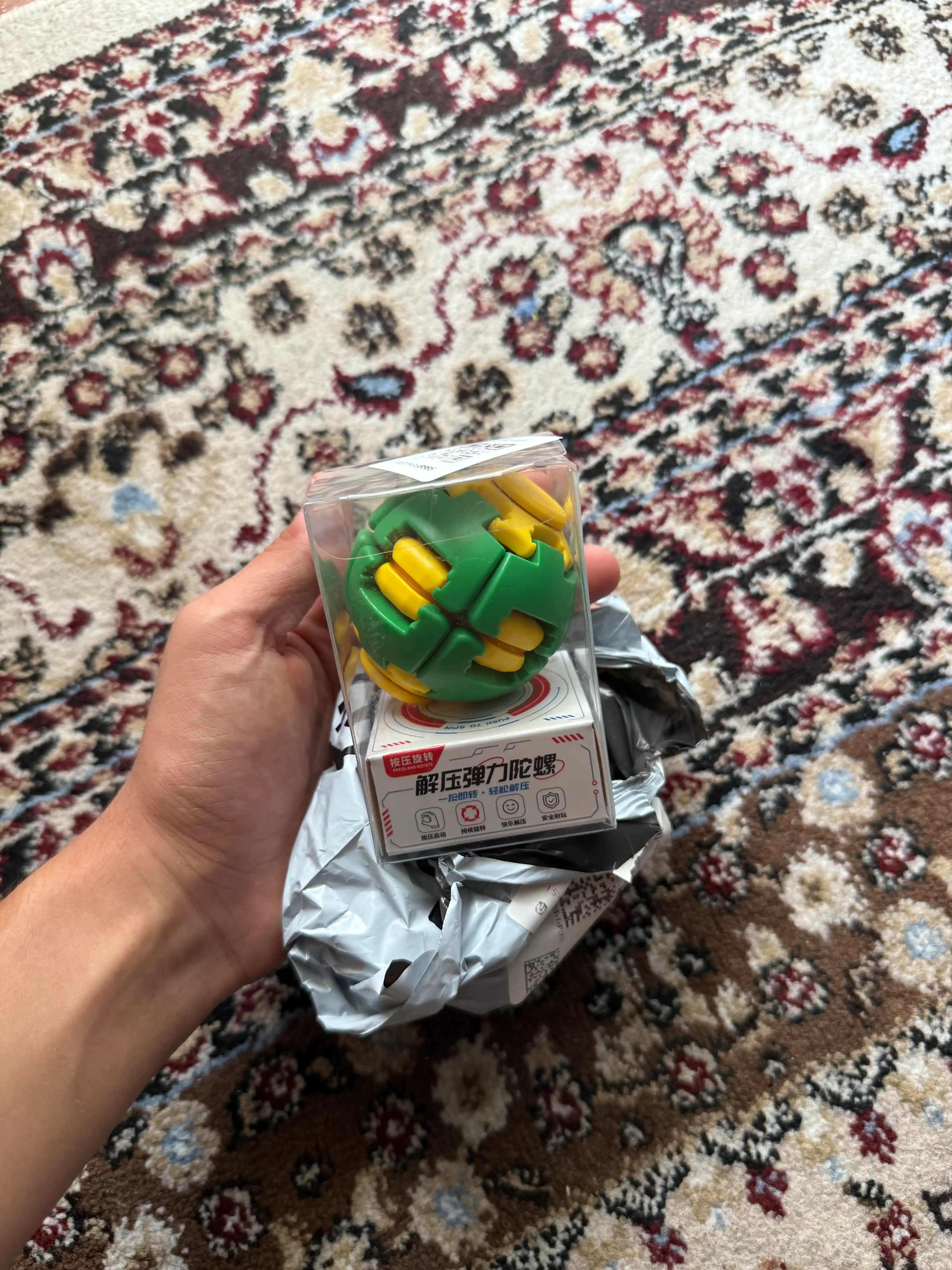 Fidget 3D shar antistress spinne