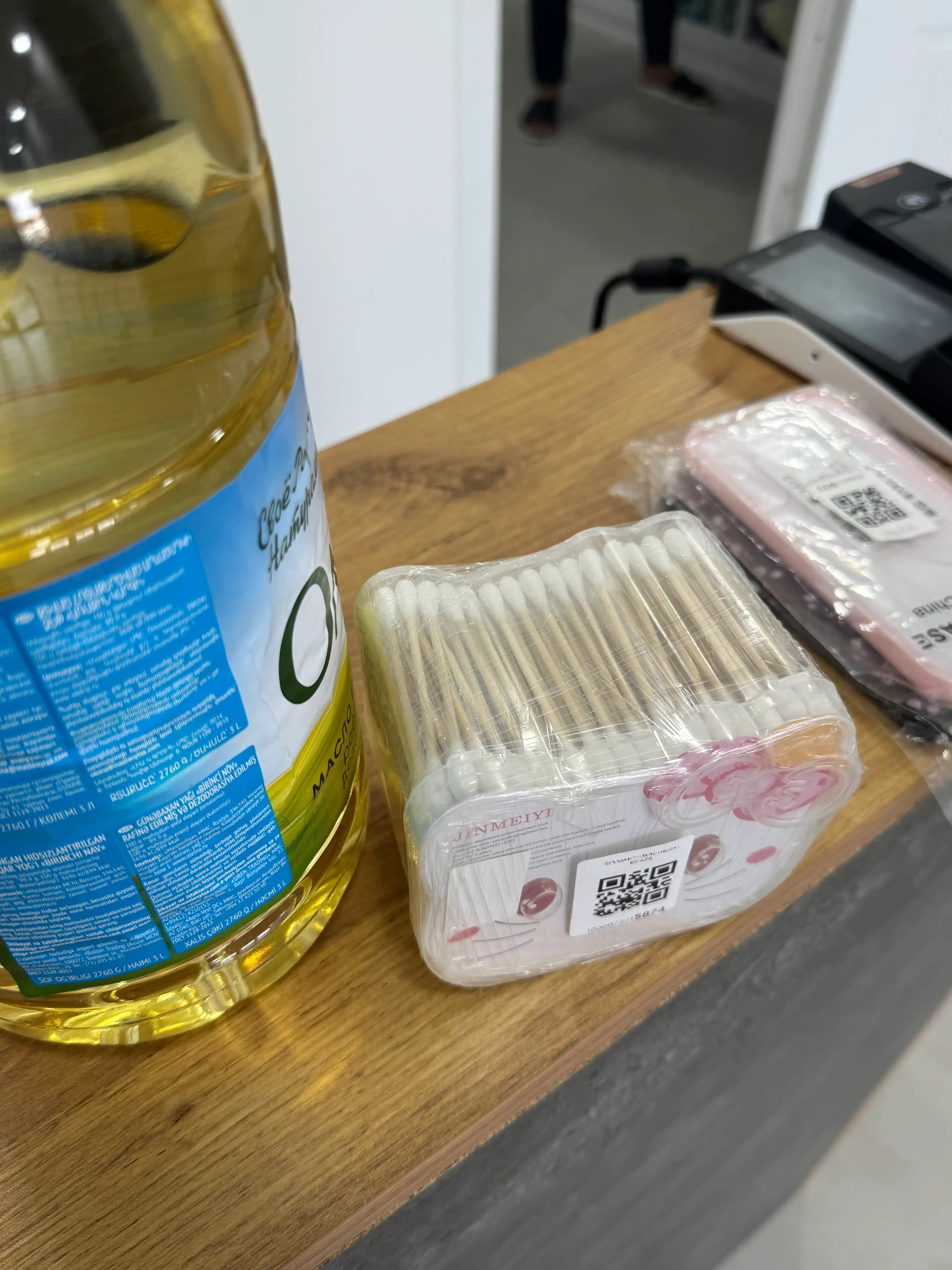 Ekologik toza yog‘och paxta tayoqchalari, uxachiska, quloq tozalagich