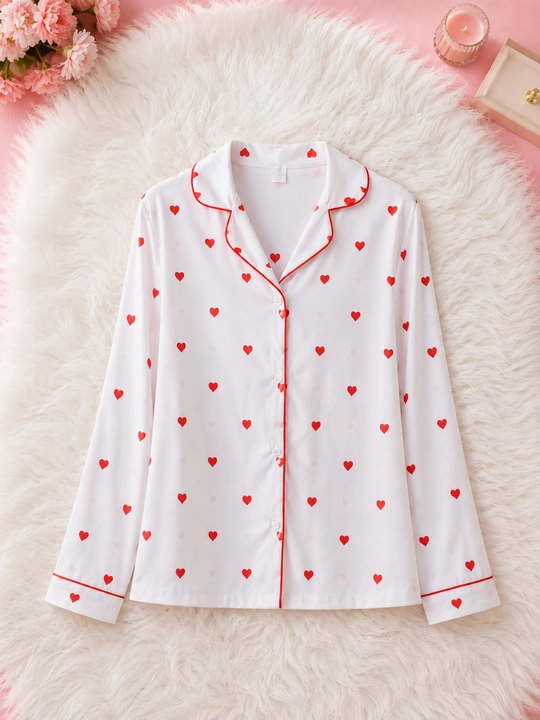 Ayollar pijamasi komplekt 2 tasi 1, ko‘ylak va shim, standart XL 2XL 3XL