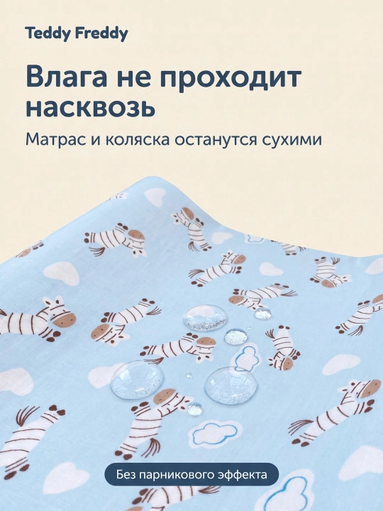 Пелёнка для новорожденных, непромокаемая, многоразовая, 98 * 74 см