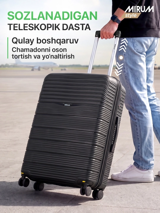 G'ildirakli sayohat chamadon, sayohat chamadoni ABS plastikdan