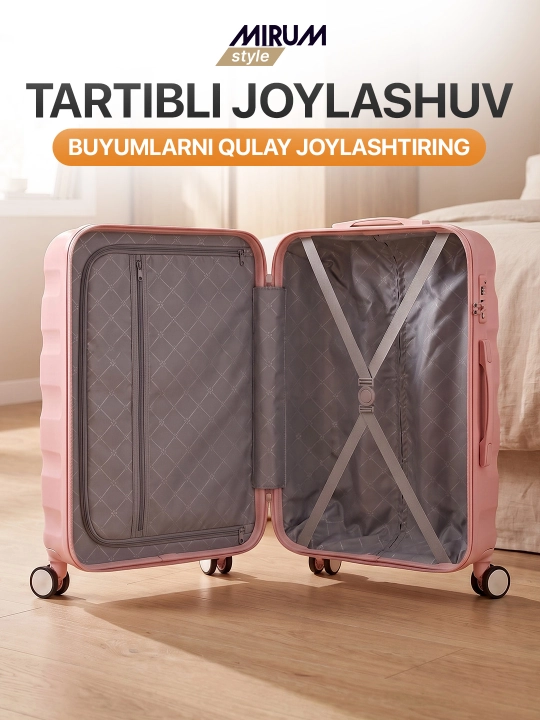 G'ildirakli sayohat chamadon, sayohat chamadoni ABS plastikdan