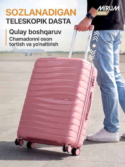 G'ildirakli sayohat chamadon, sayohat chamadoni ABS plastikdan
