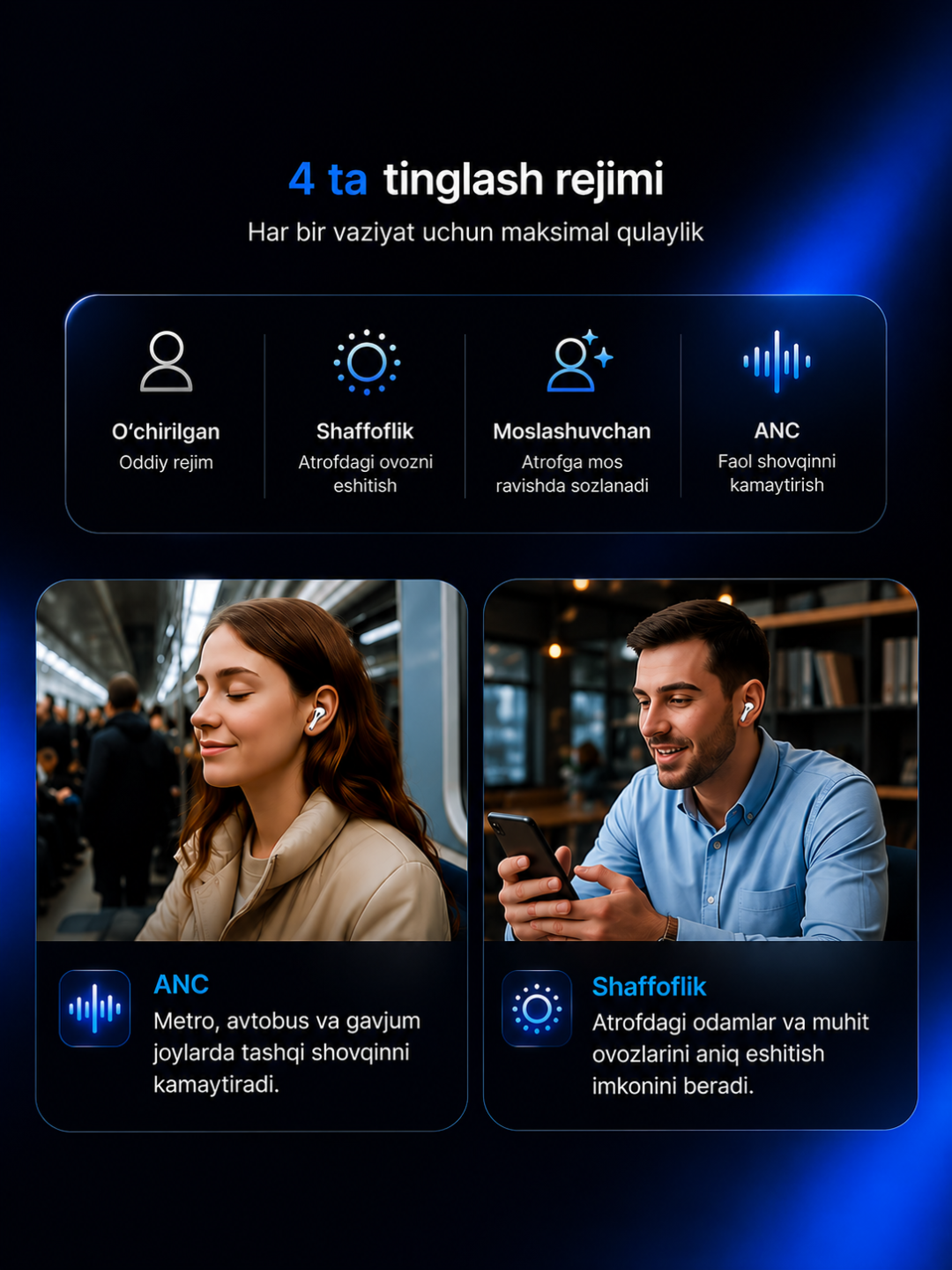 Pods pro 3 ANC, наушники беспроводные, беспроводные наушники, блютуз наушники