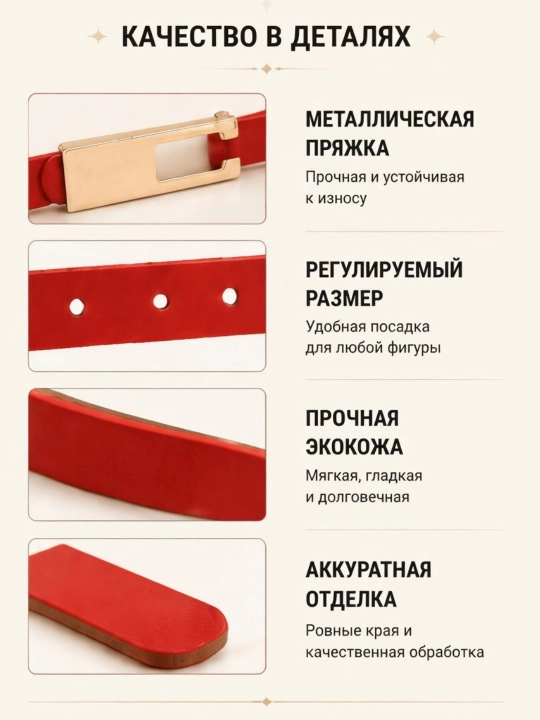 Женский ремень для одежды, ремень