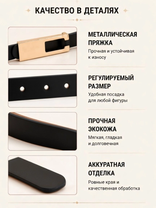 Женский ремень для одежды, ремень