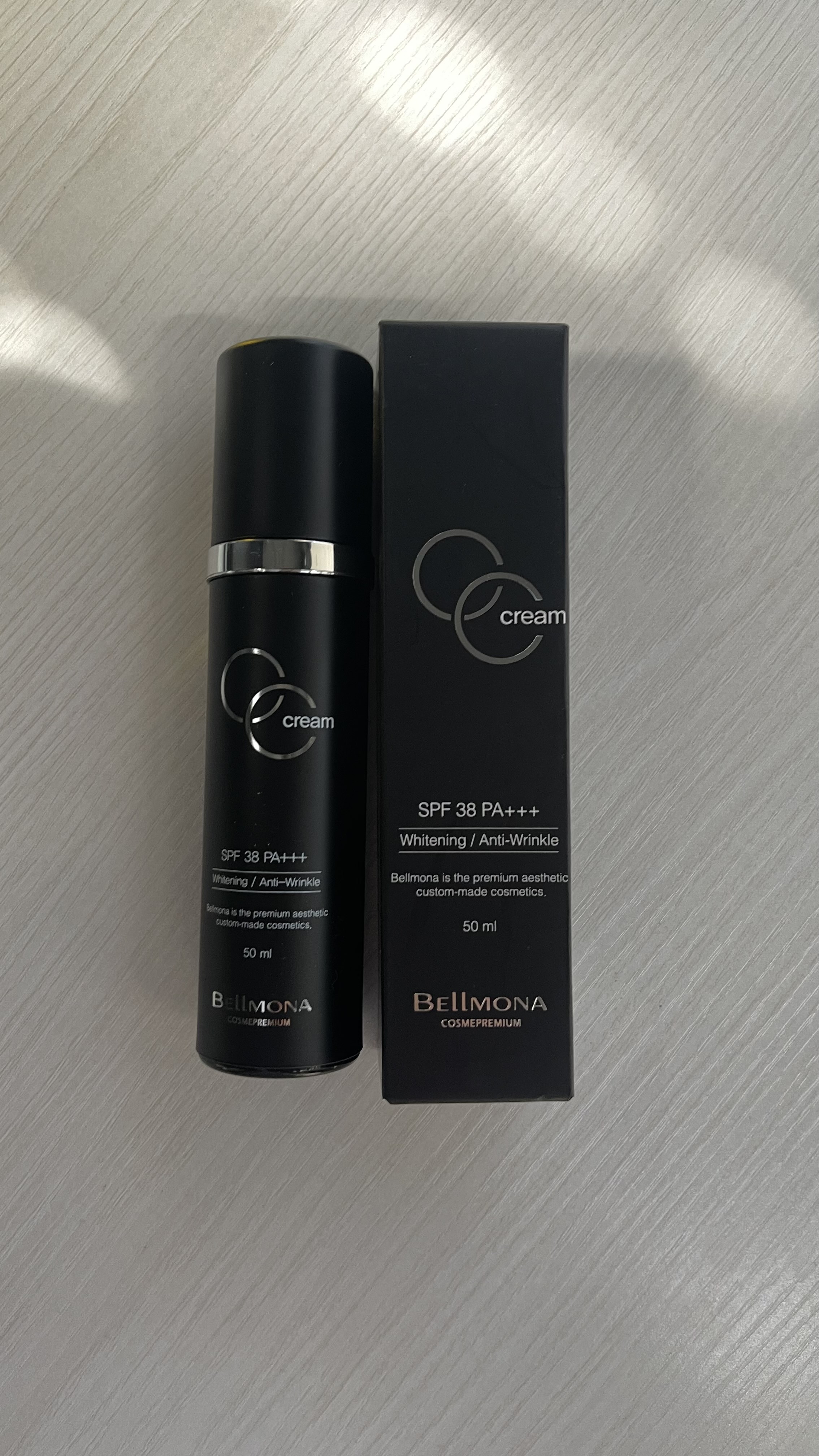 Крем для лица с осветляющим и антивозрастным уходом Bellmona CC Cream, SPF 38, PA+++, 50 м