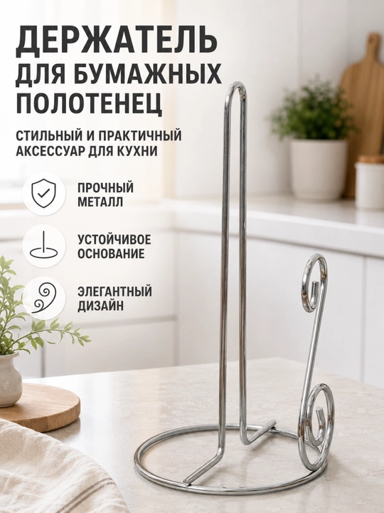 Настольный держатель для бумажных полотенец, стильная подставка на кухню и для дома