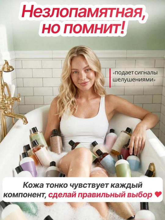 Масло гель для душа AYA, парфюмированный гель для душа, масло для тела, 250 мл