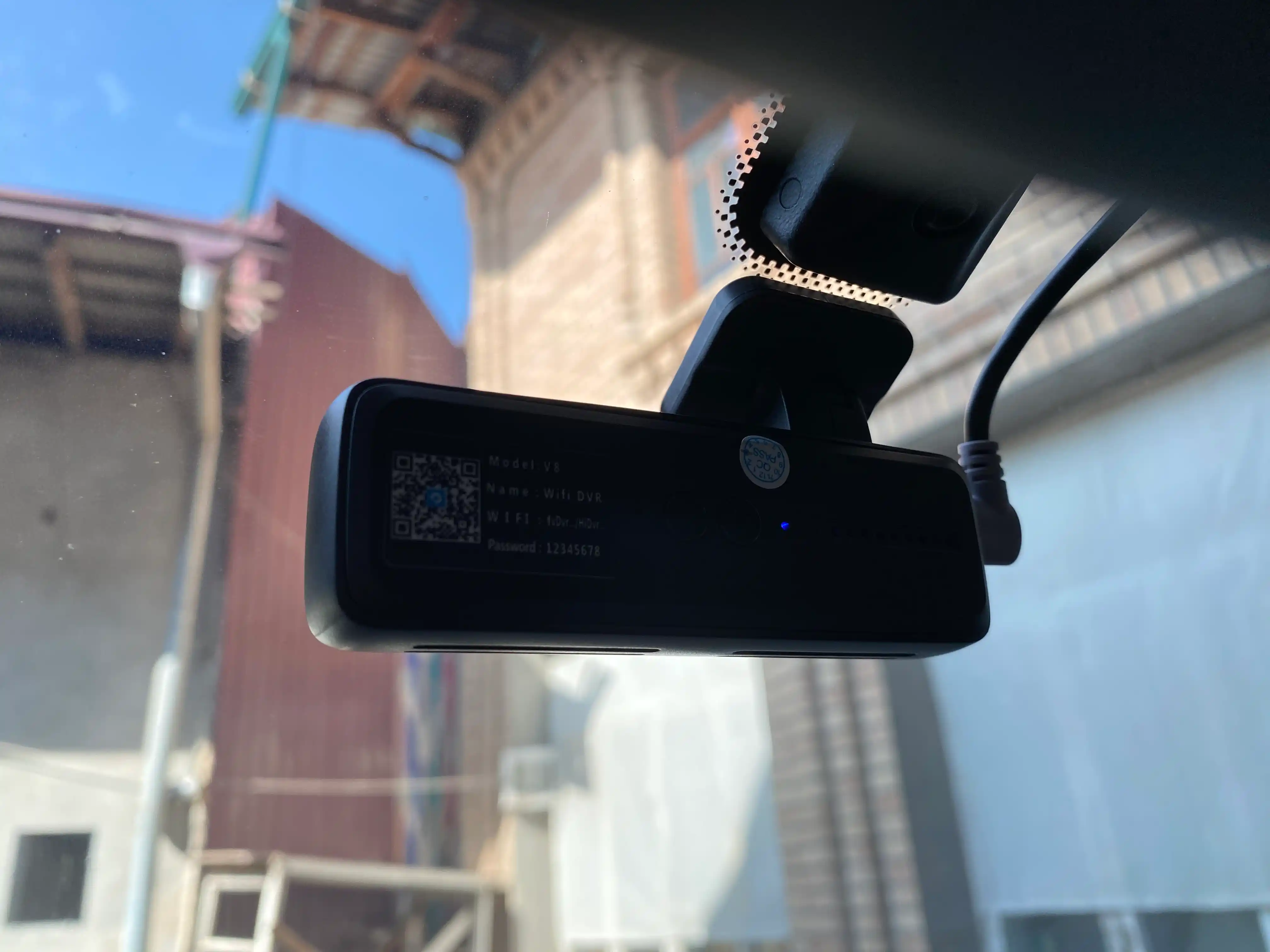 BOS-MINI V8 avtomobil videoregistratori, Wi-Fi, Full HD 1080P, ADAS, 160°, tungi ko‘rish