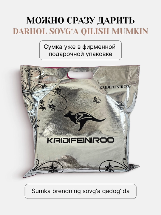 Ayollar sumkasi, eko charmdan, yelka orqali, zamonaviy, sig‘imli