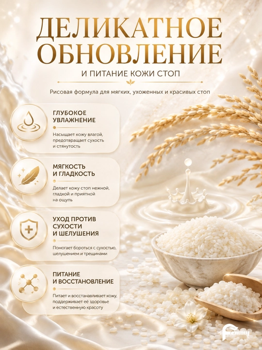 Маска для ног, питательная и увлажняющая маска, крем для ног SADOER 1 пара