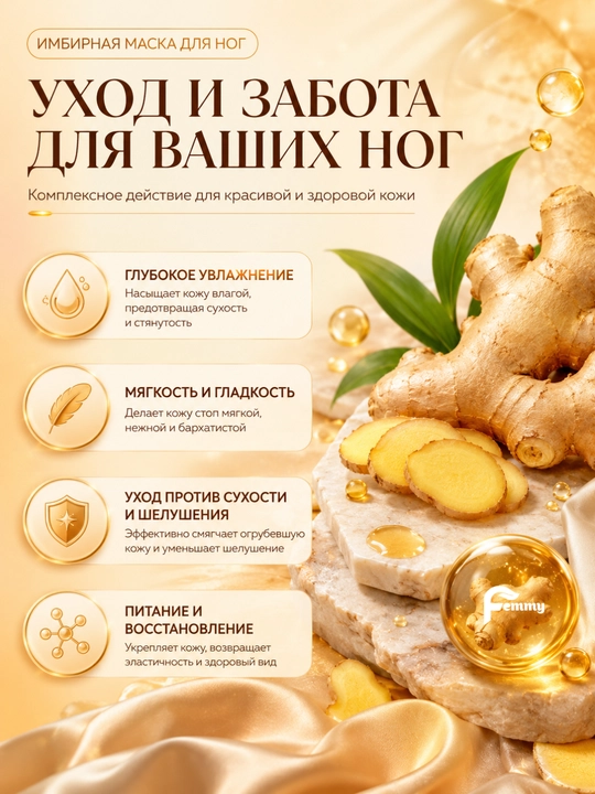 Маска для ног, питательная и увлажняющая маска, крем для ног SADOER 1 пара