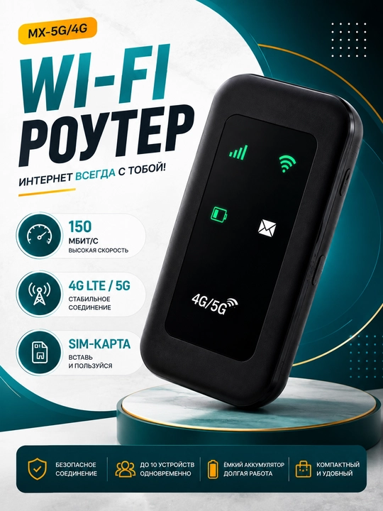 Wifi router simsiz router 4G-5G LTE Sim kartali router Sim karta router