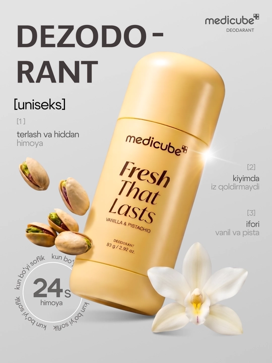 Стик дезодорант Medicube Fresh That Lasts для женщин и мужчин, от пота и запаха - 