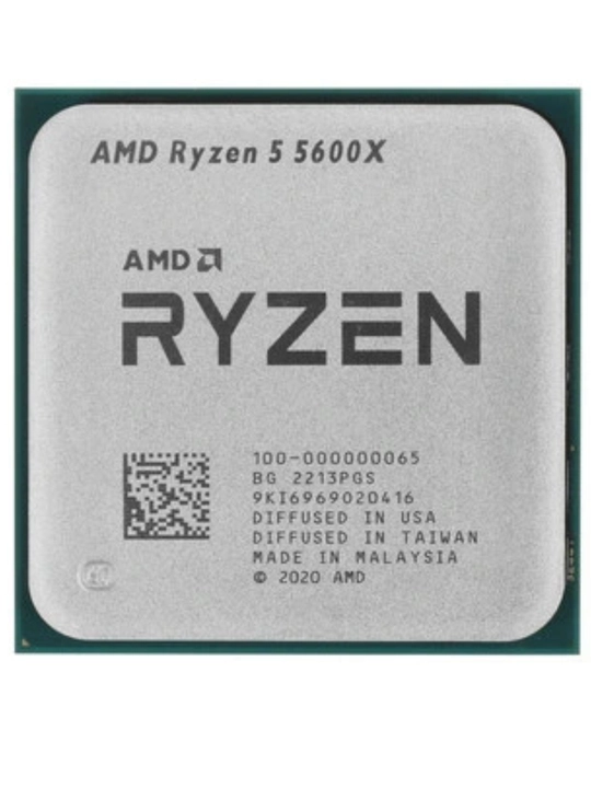 Процессор AMD Ryzen 5 5600X OEM, 6 ядер 12 потоков, 4.6 ГГц, AM4, кэш 35 МБ - 