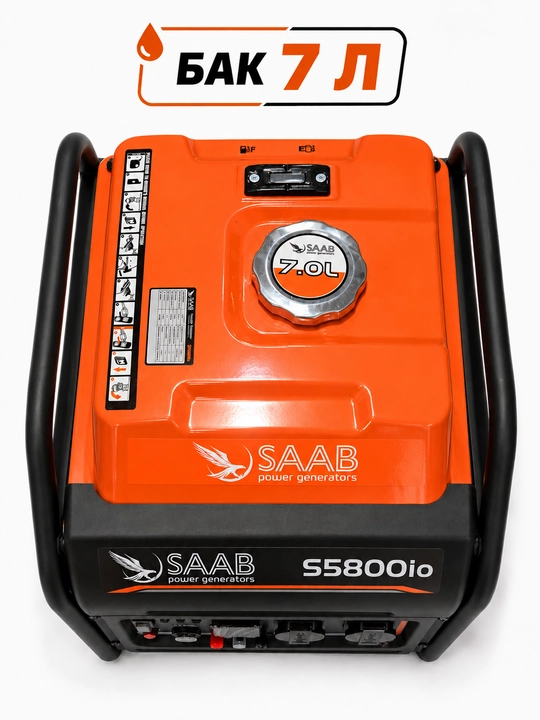 SAAB S5800io benzinli invertor generatori